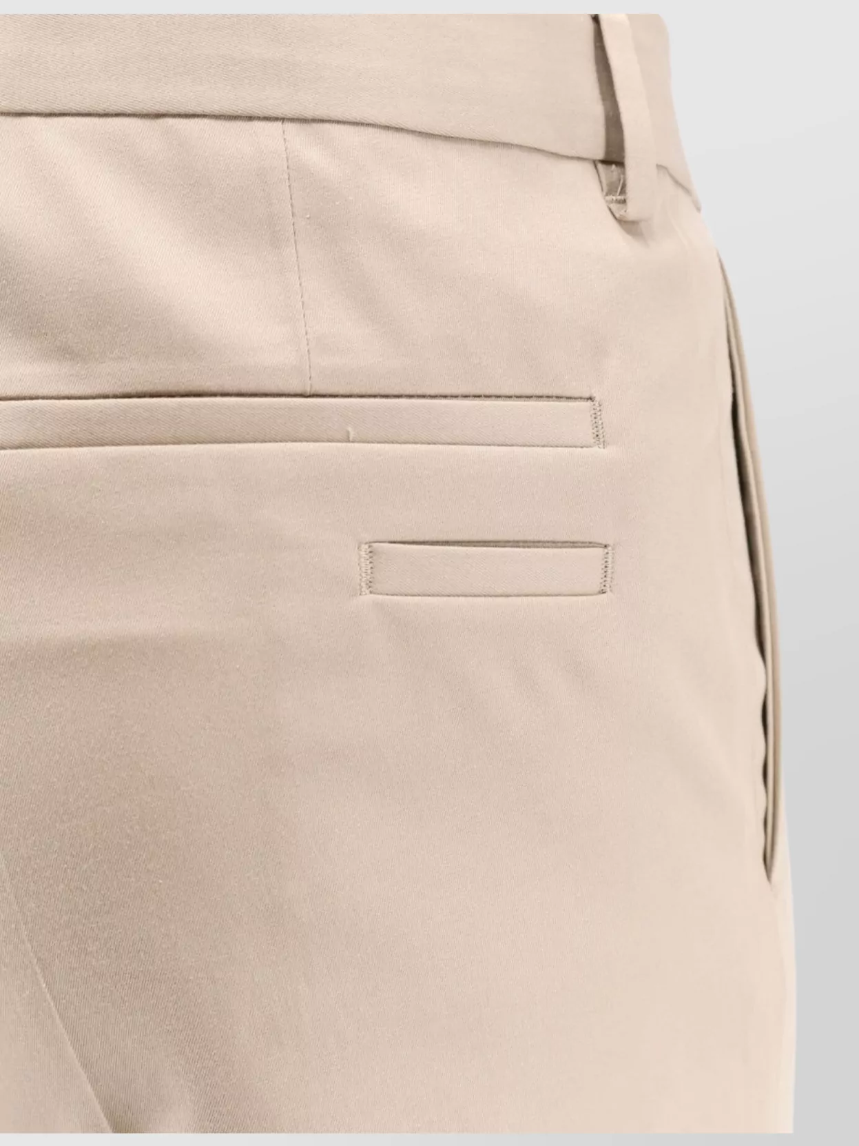Boss Cotton And Silk Trousers