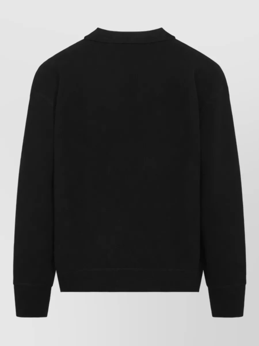 Studio Nicholson Cashmere Relaxed-Fit Crew-Neck Long-Sleeve Ribbed Hem Sweater