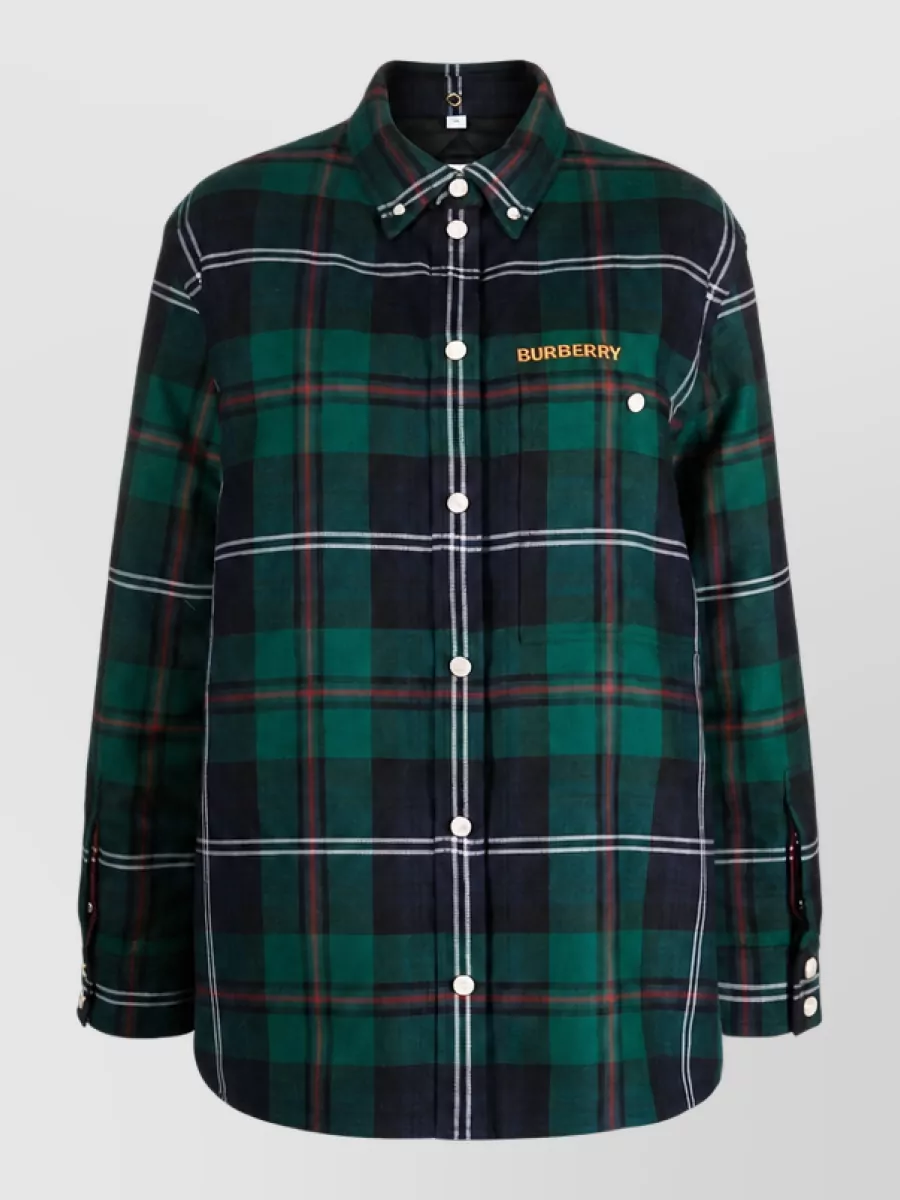 Burberry wool fitted jacket