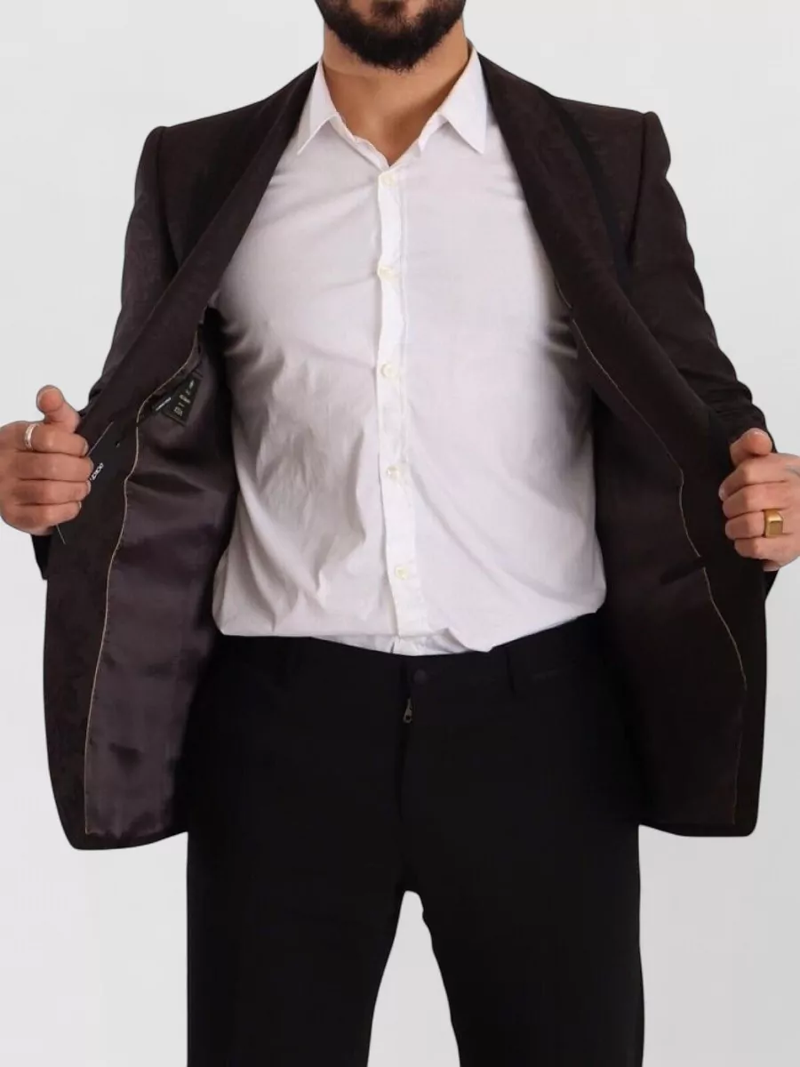 Dolce&Gabbana silk blend single breasted blazer