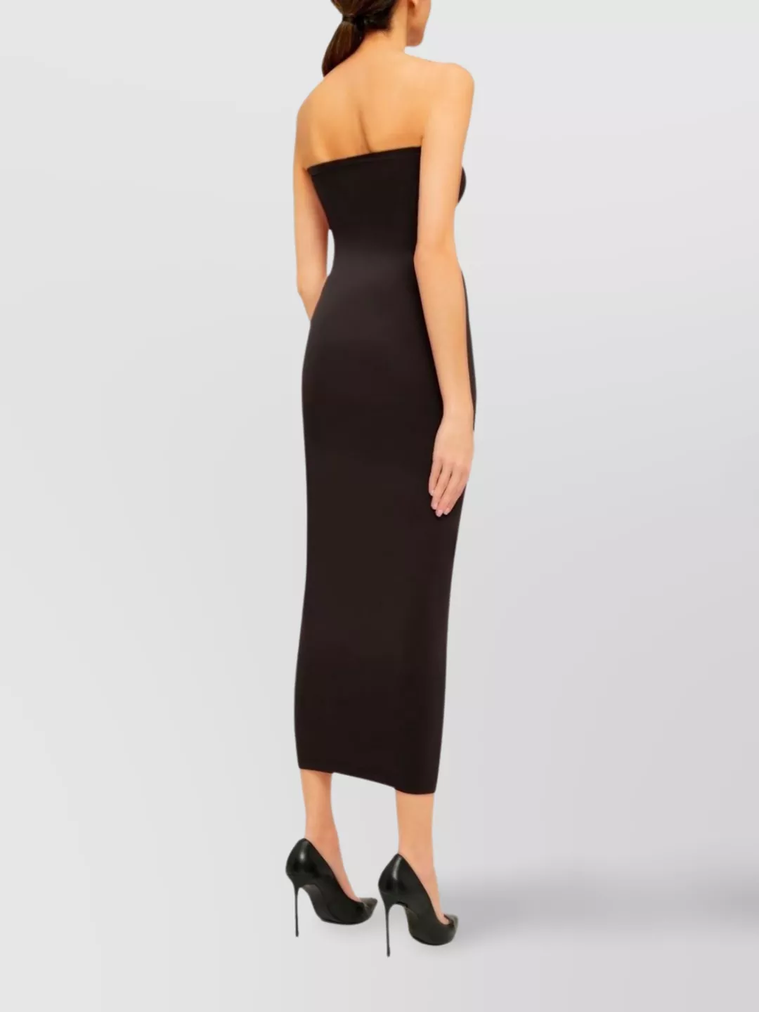 Wolford Strapless Midi Dress Fitted Silhouette