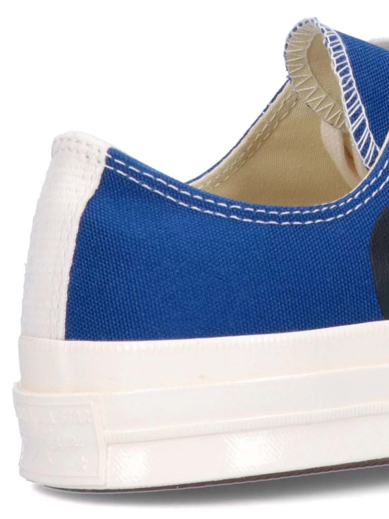 Comme Des Garçons Play Casual Low Top Sneakers With Canvas Upper