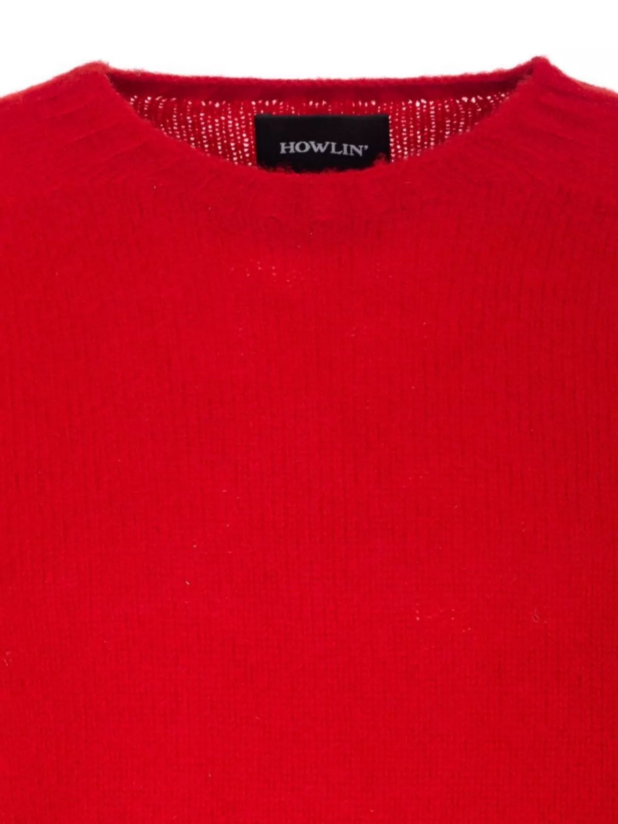 Howlin Ribbed Hem Long Sleeve Crewneck Sweater