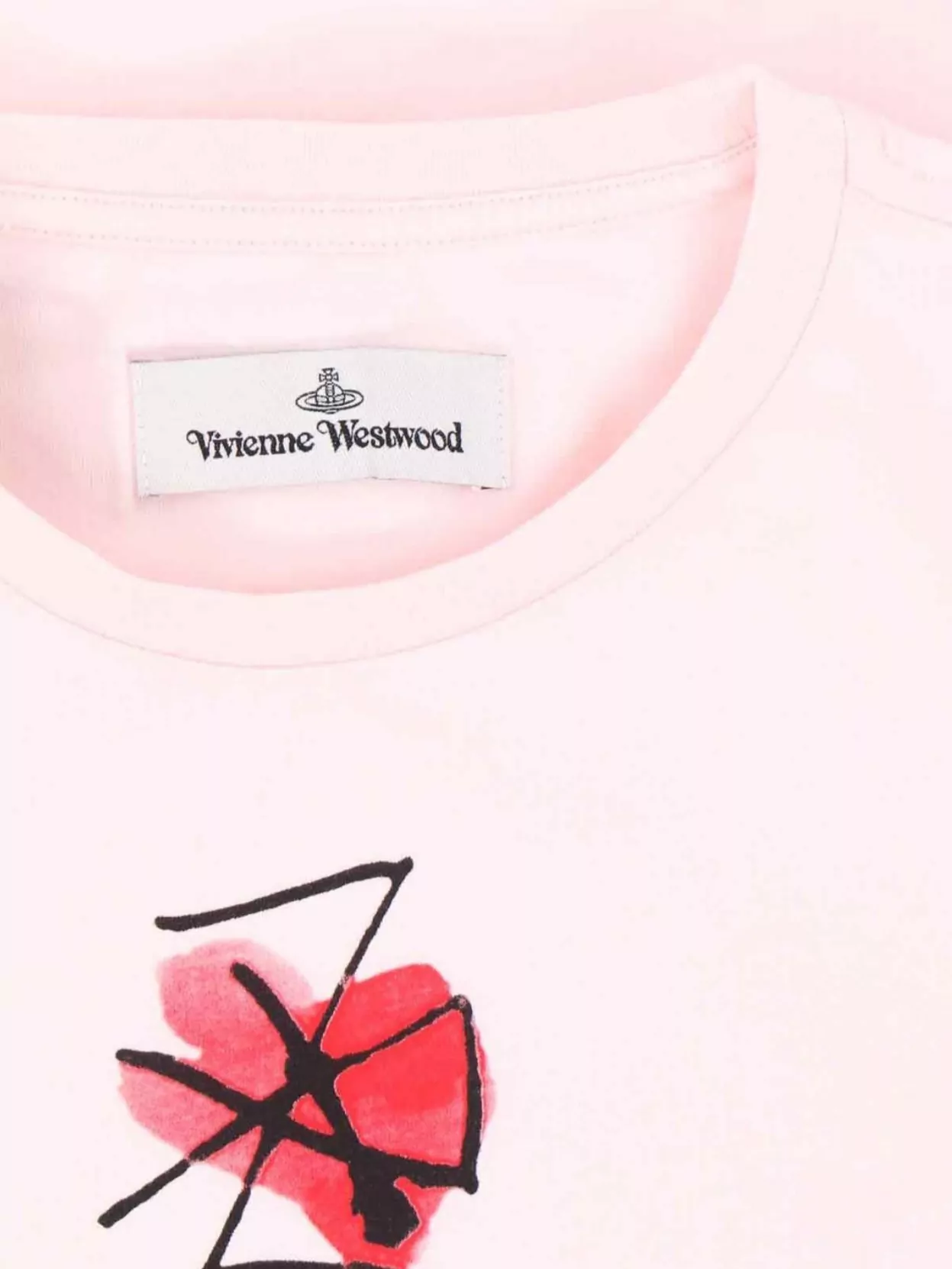 Vivienne Westwood Crew Neck Graphic Print Short Sleeves Top