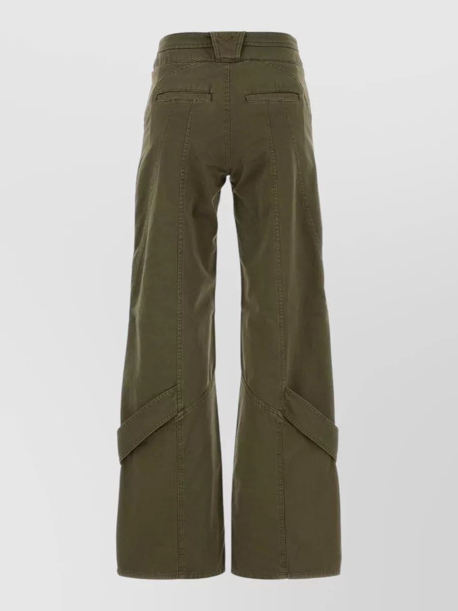 Blumarine Cotton Wide-Leg Trousers