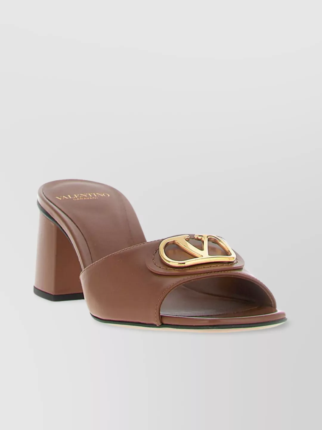 Valentino Garavani 'vlogo Signature' Slides Block Heel