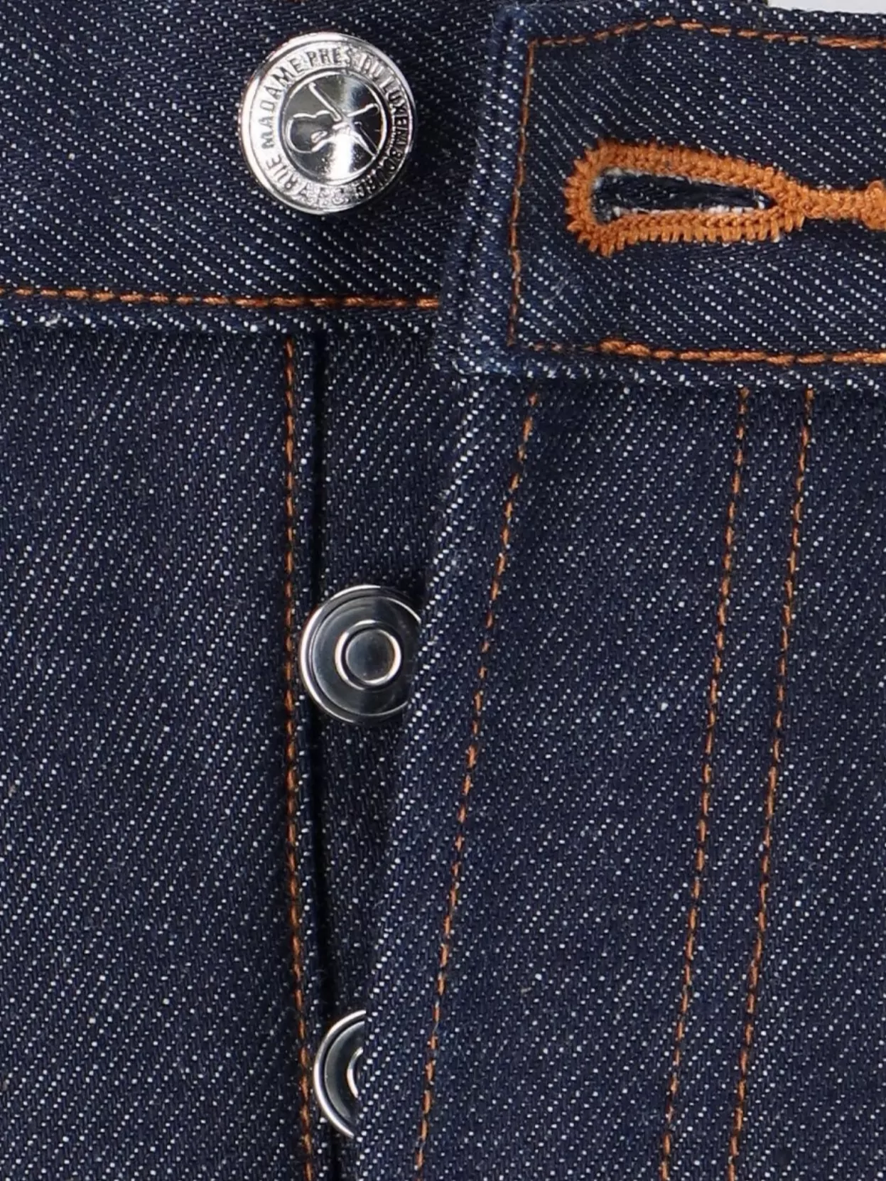 A.p.c. Straight Leg Trousers Contrast Stitching