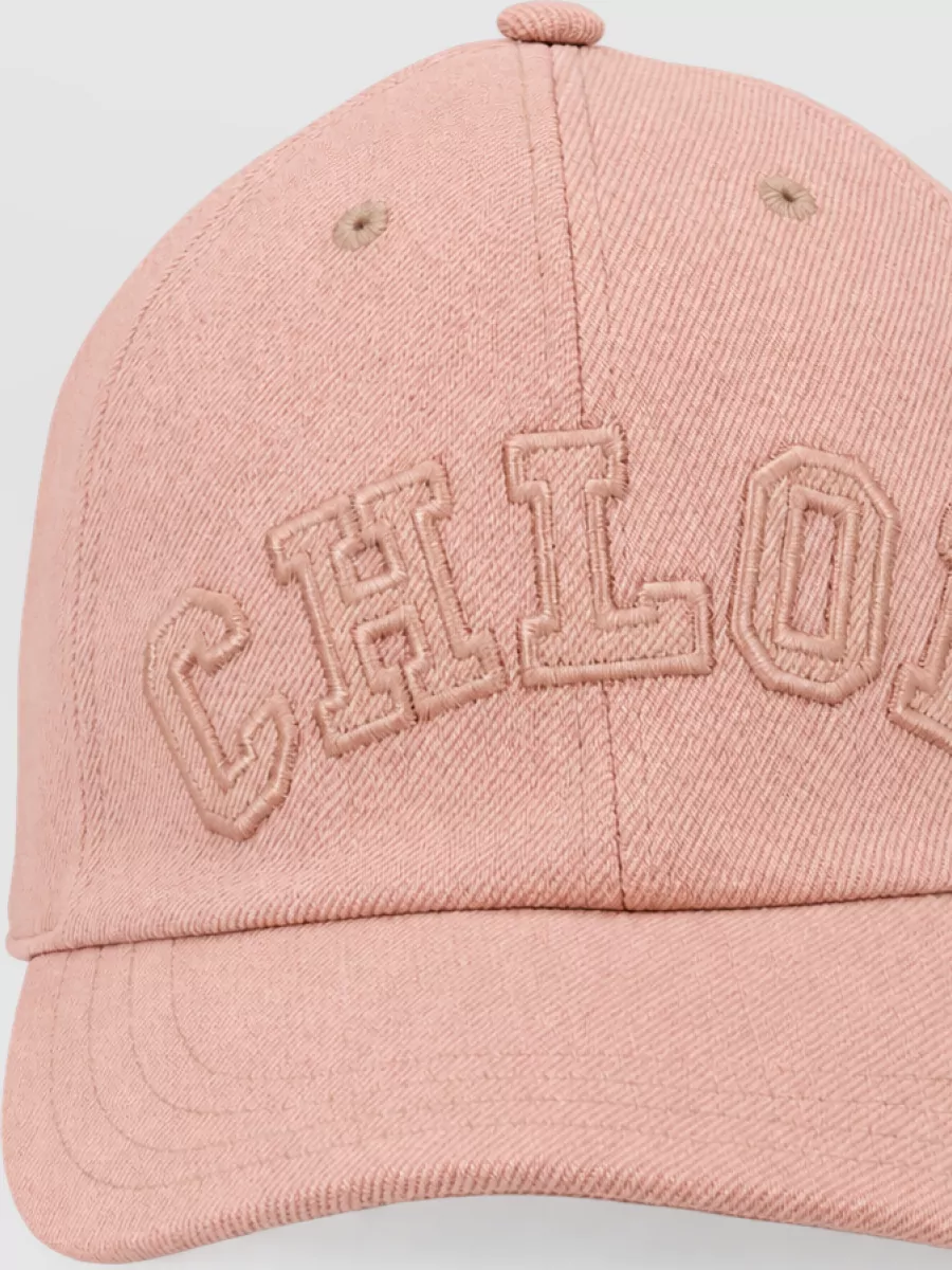 Chloé cotton logo baseball cap