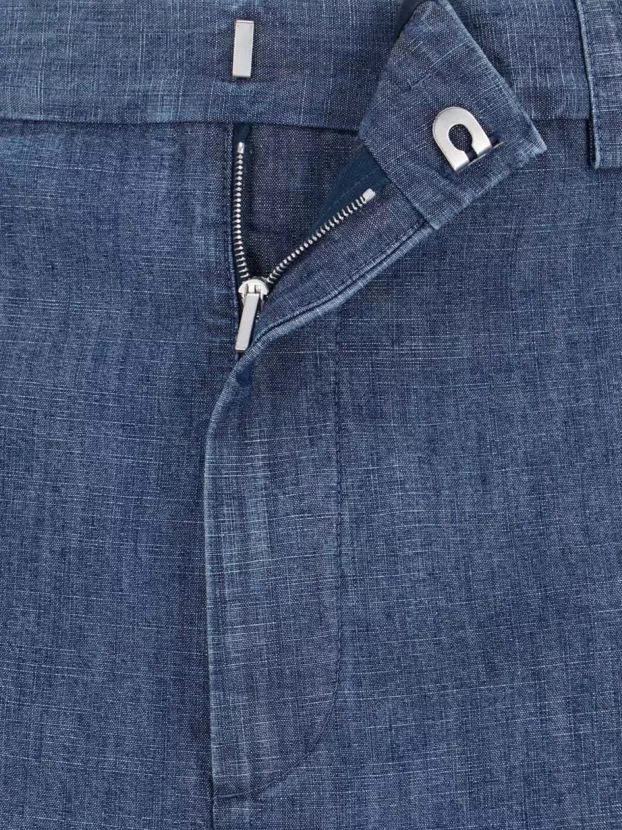 Jil Sander Tailored Trousers Belt Loops Back And Side Pockets