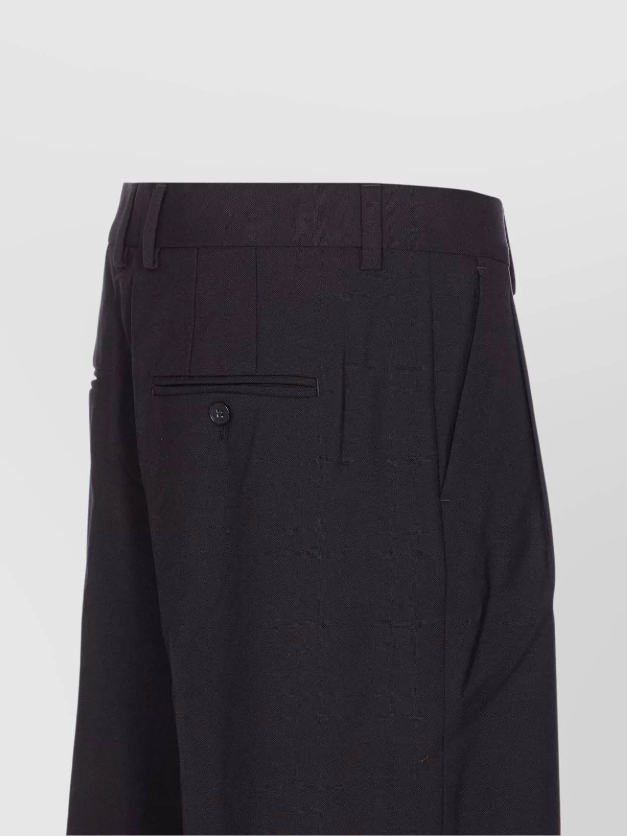 Filippa K Palazzo Trousers Button Detail In Black