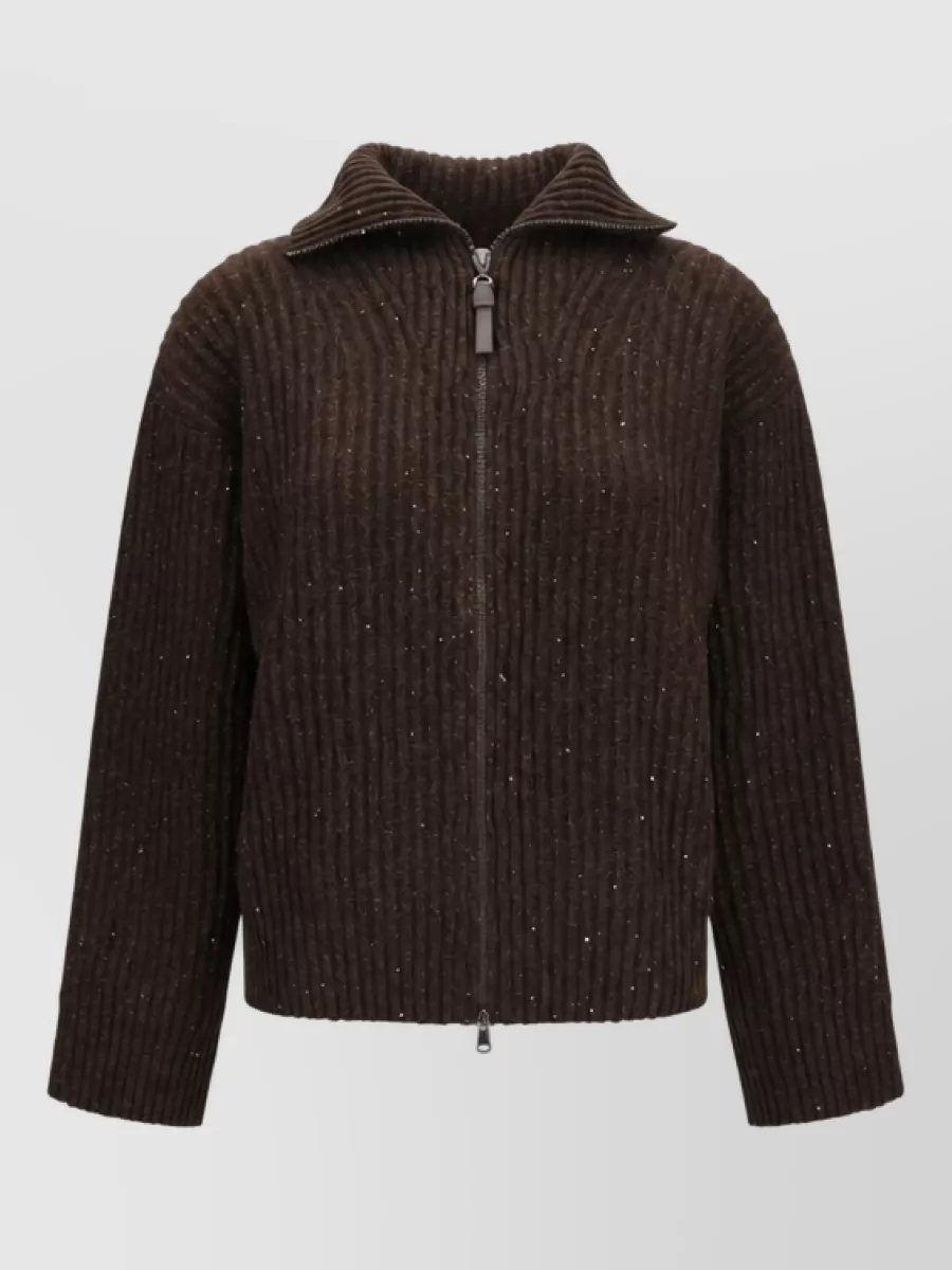 Brunello Cucinelli cashmere fitted jacket