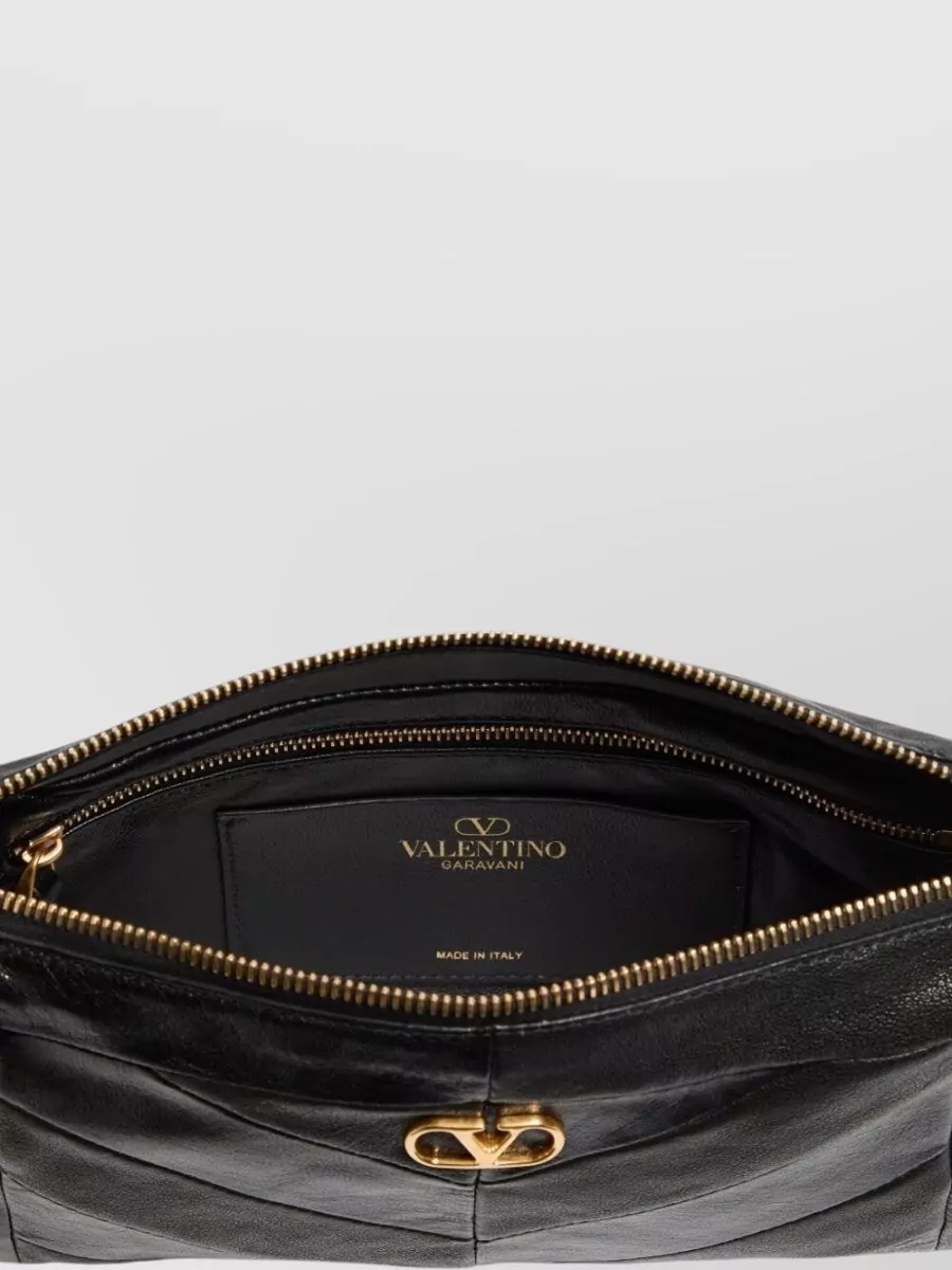 Valentino Garavani Panthea Small Leather Shoulder Bag