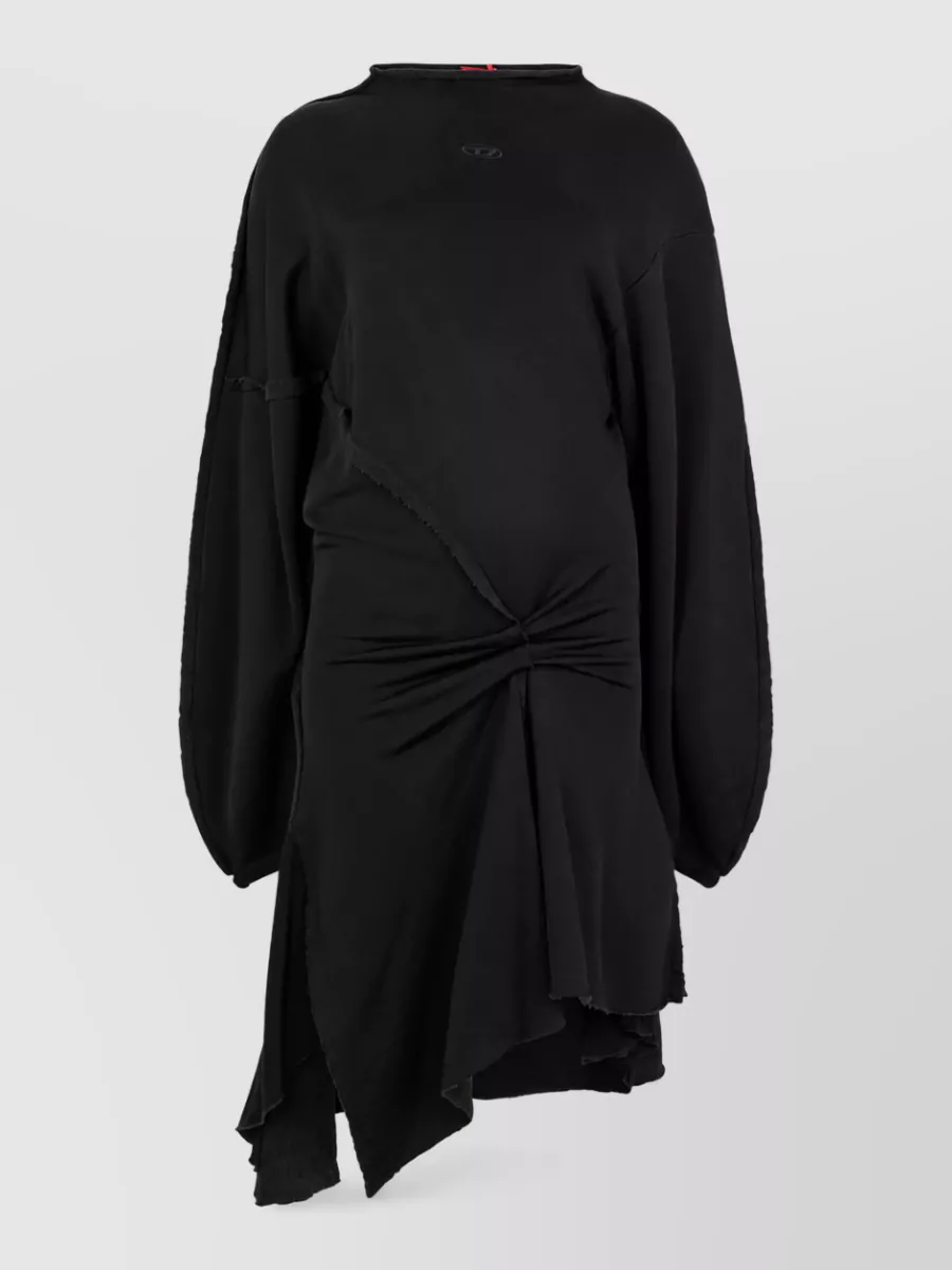 Diesel asymmetric long-sleeve dress