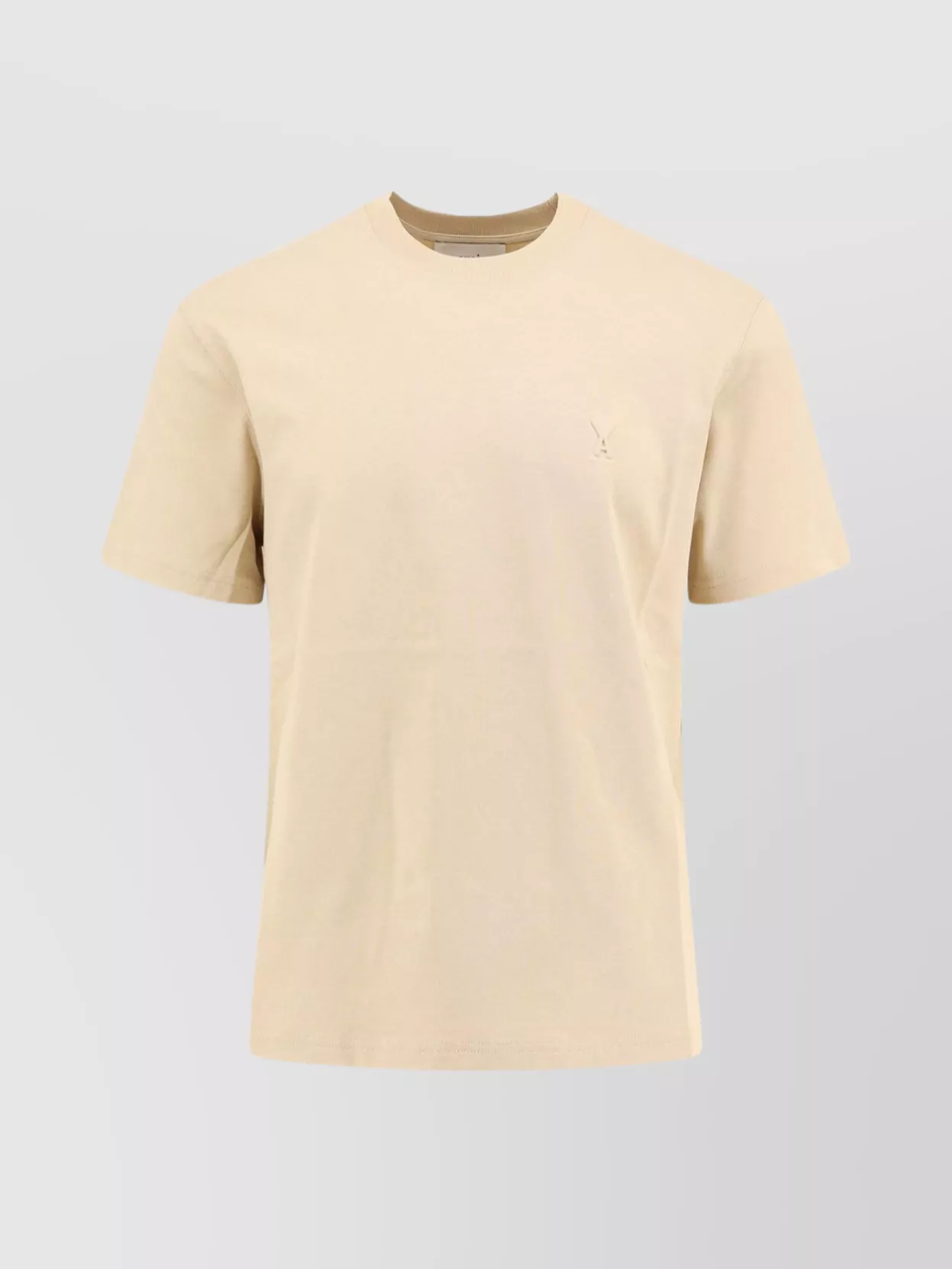 Ami Paris Heart Detail Organic Cotton T-Shirt