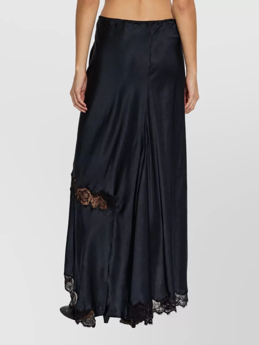 Isabel Marant Silk Asymmetric High-Rise Maxi Skirt