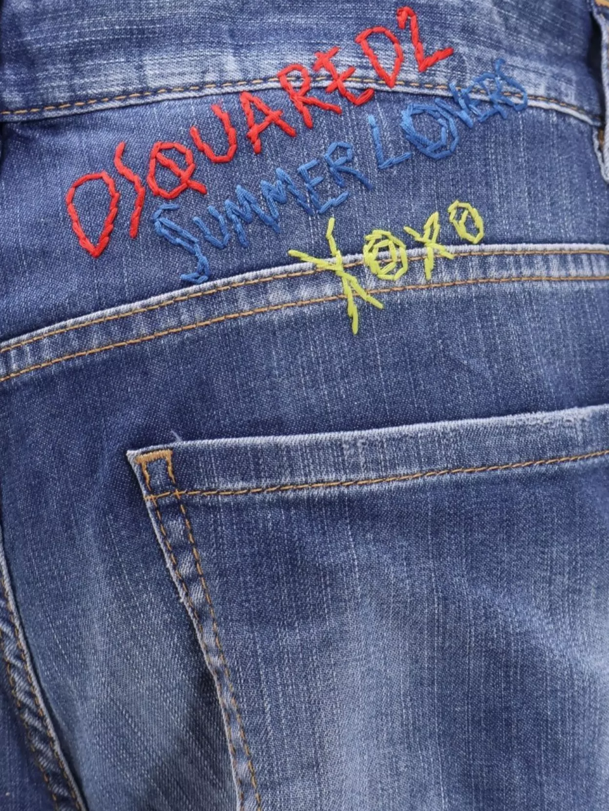 Shop Dsquared2 Summer Lovers Traveller Jeans
