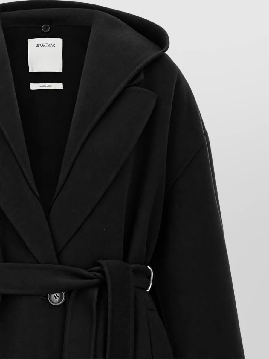 Sportmax Wool Belted Coat