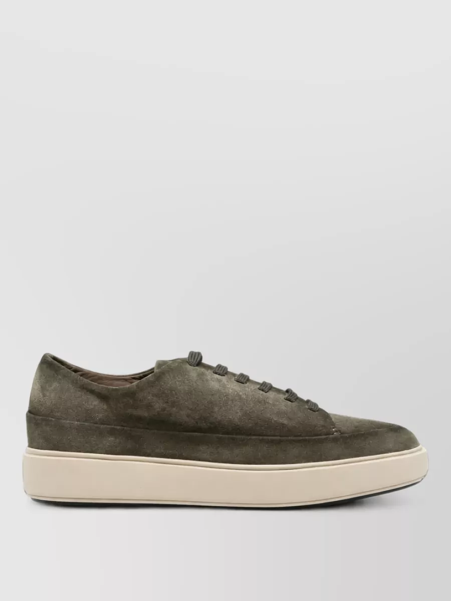Officine Creative leather lace-up sneakers