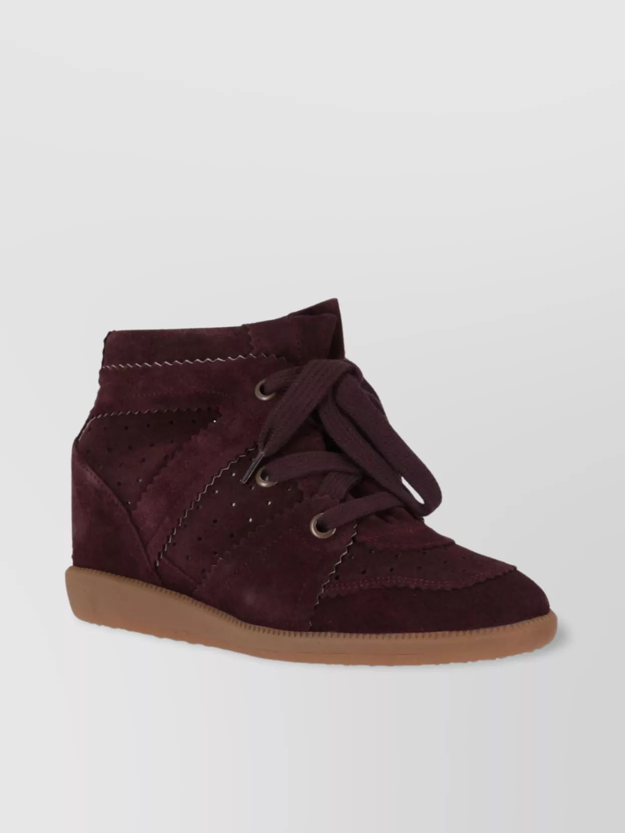 Isabel Marant High Top Sneakers With Ankle Perforations