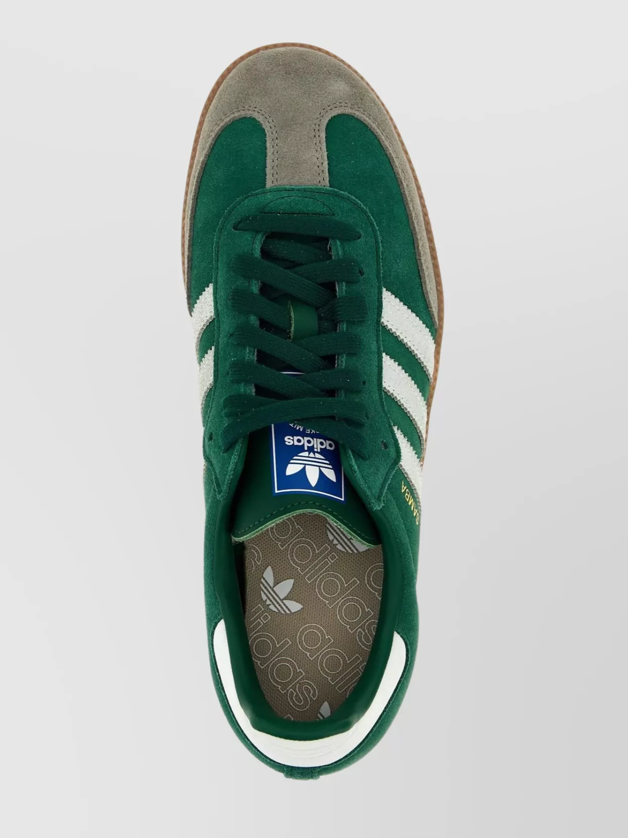 Adidas Originals Suede Sneakers With Rubber Sole And Striped Design