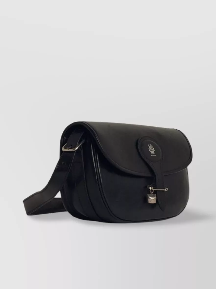 Bally 'crossbody Bag Structured Shape Adjustable Strap'