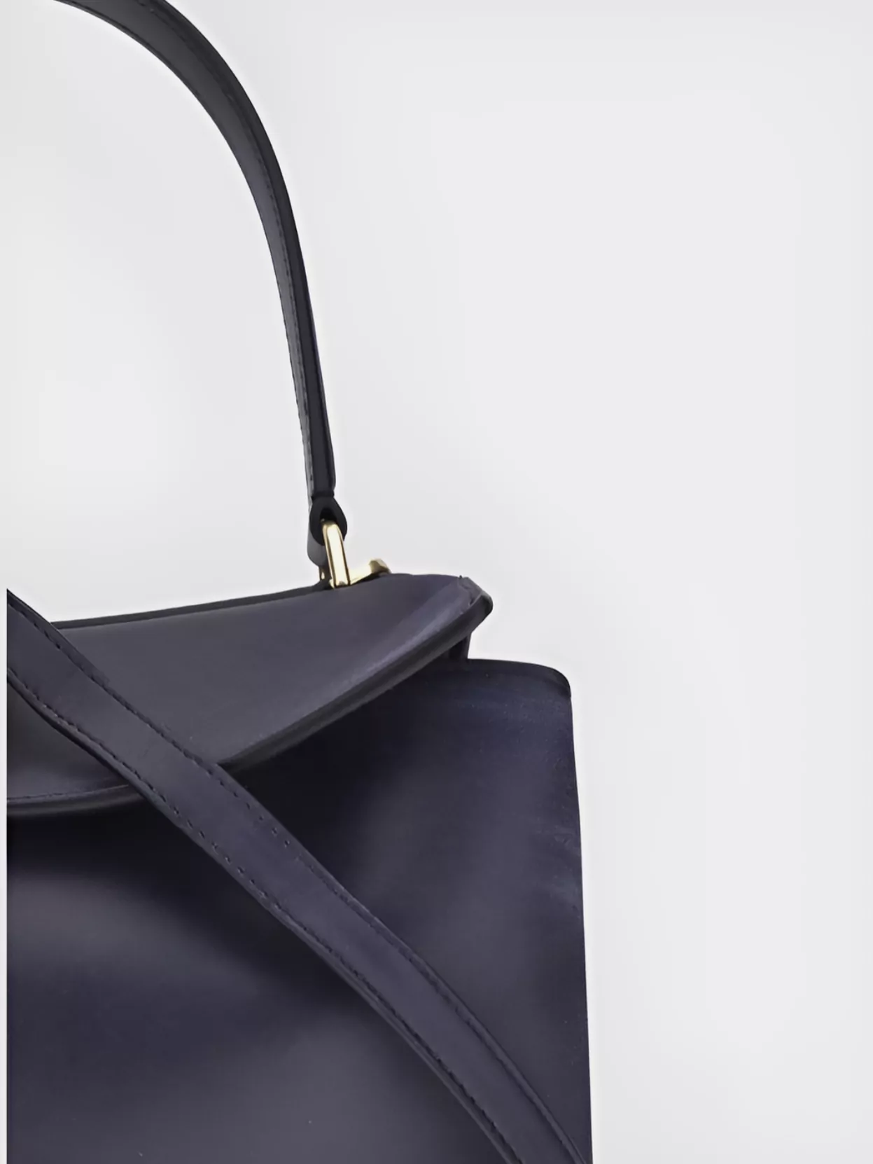 Balenciaga Small Leather Shoulder Bag With Key Ring Detail
