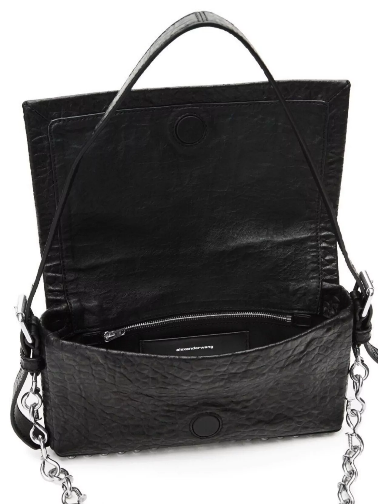 Alexander Wang Textured Chain Strap Shoulder Bag