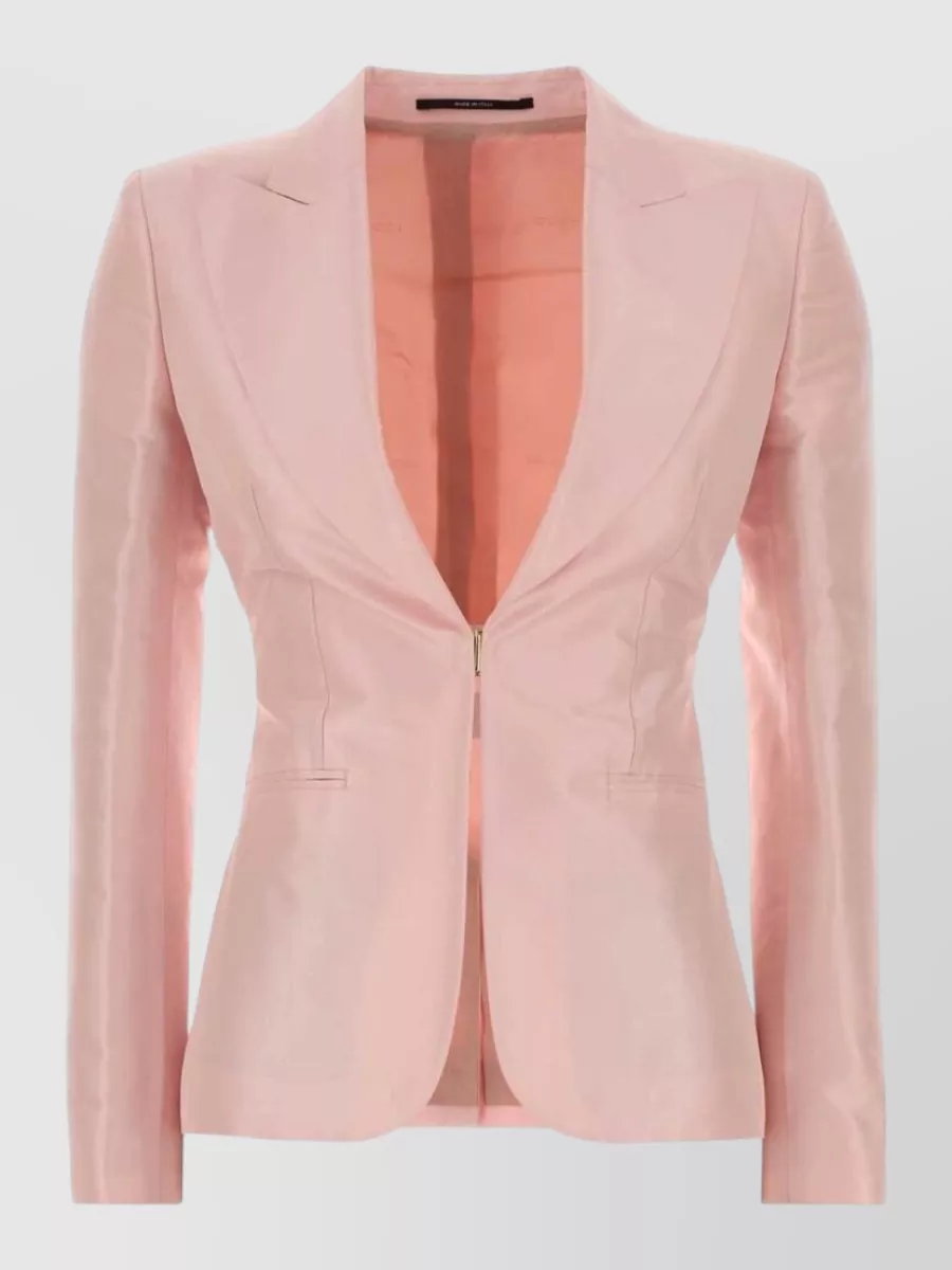 Gucci silk faille single-breasted suit jacket