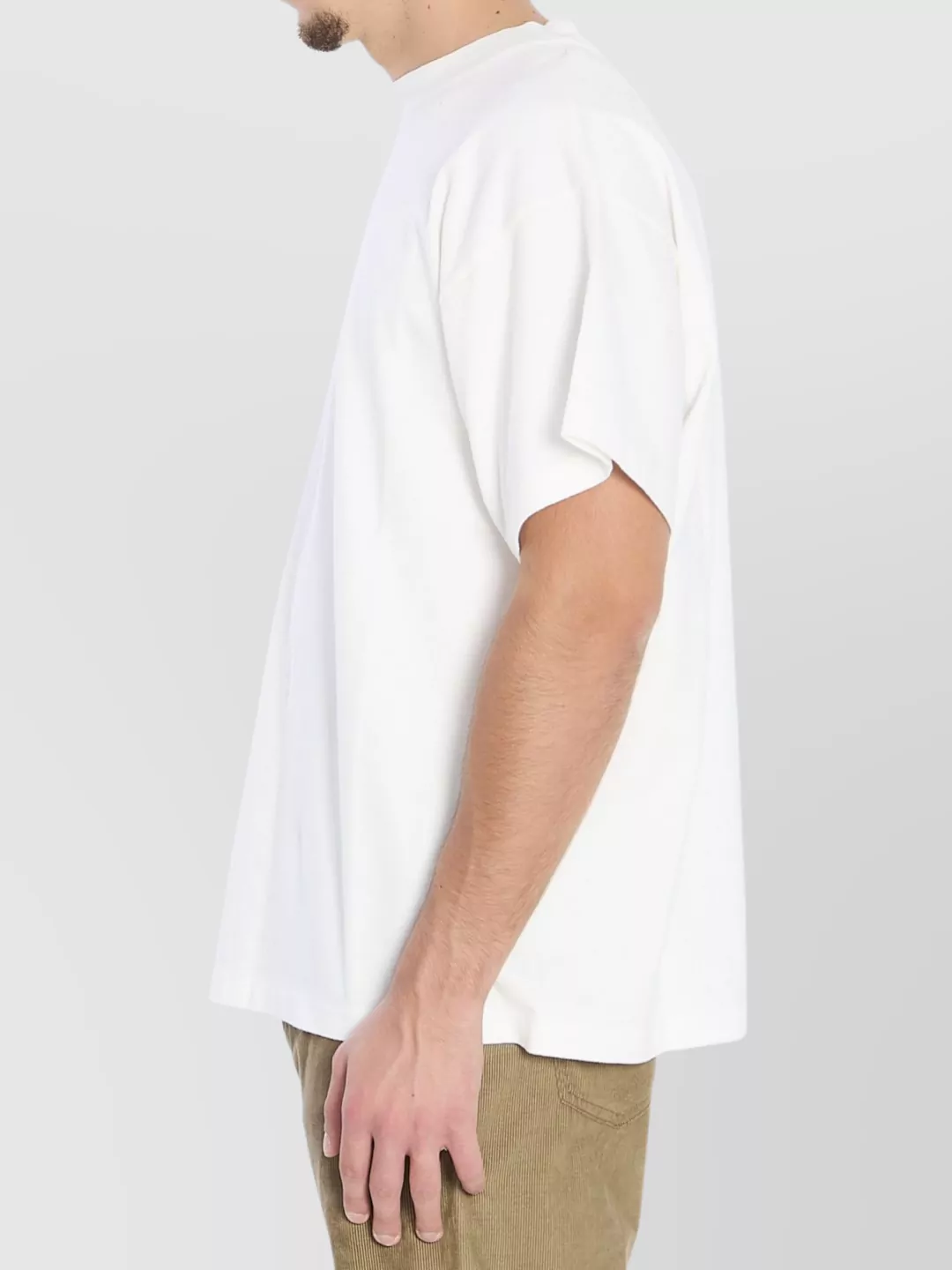 The Row Boxy Cut Cotton T-Shirt With Short Sleeves