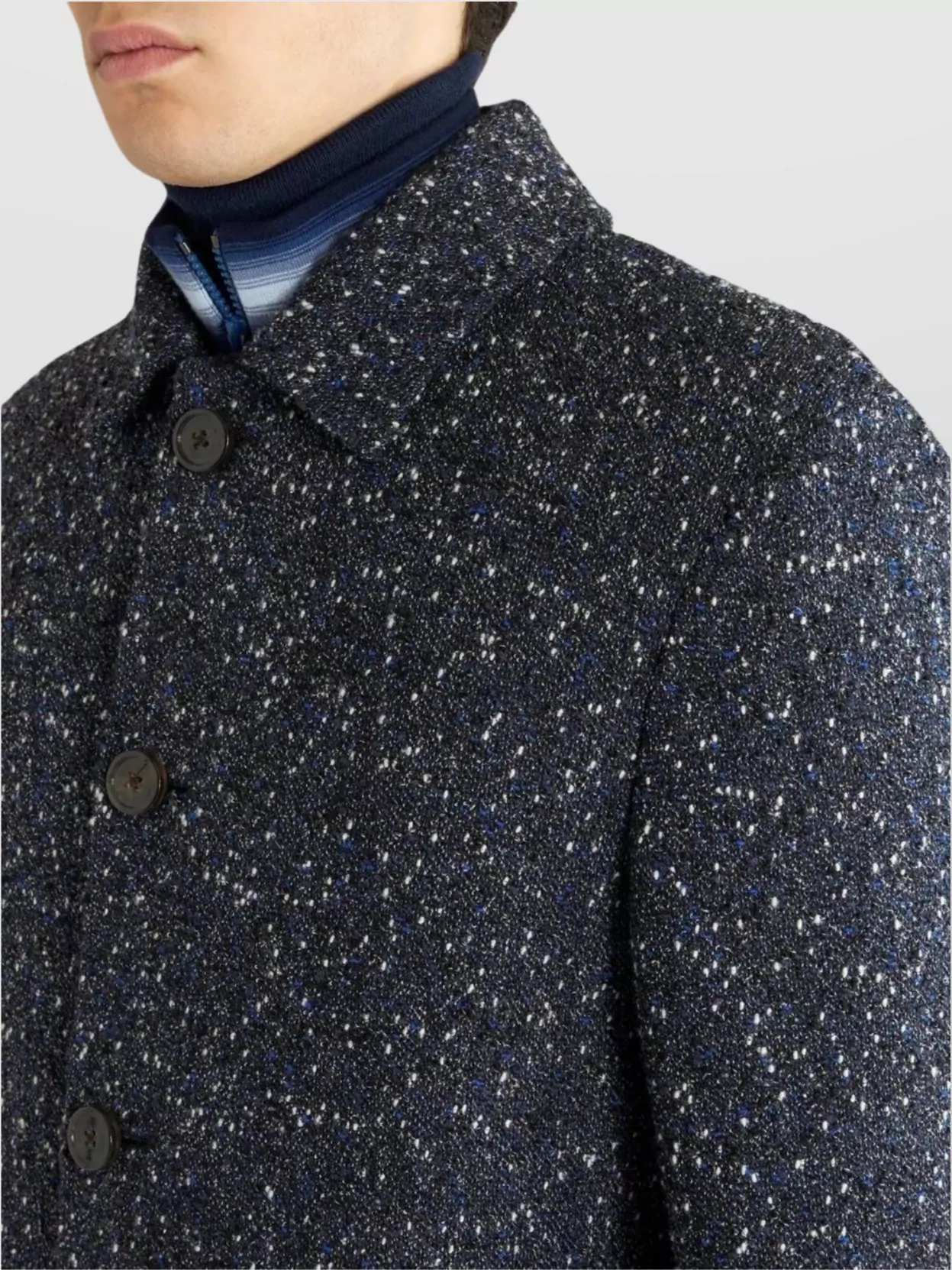 Etro Coat Long Sleeve Notched Lapels