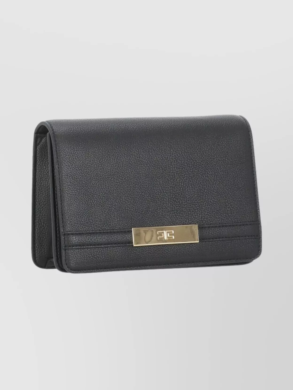 Elisabetta Franchi Chain Strap Textured Shoulder Bag