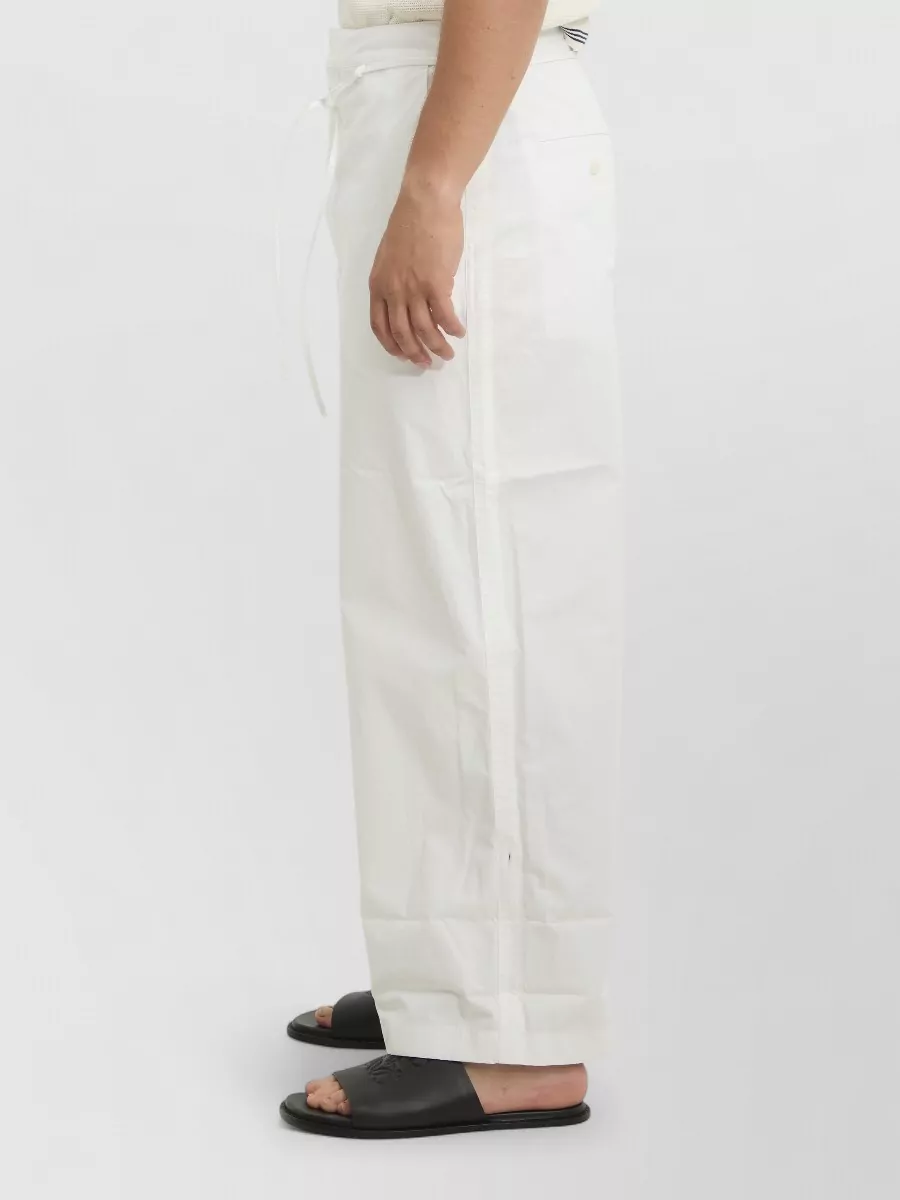 Jacquemus Cotton Mid-Rise Wide-Leg Tailored Shorts
