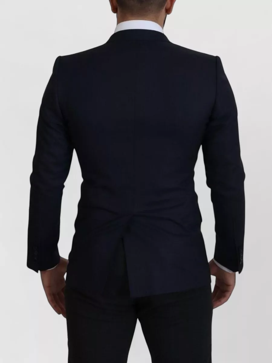 Dolce&Gabbana Wool Silk Single Breasted Blazer