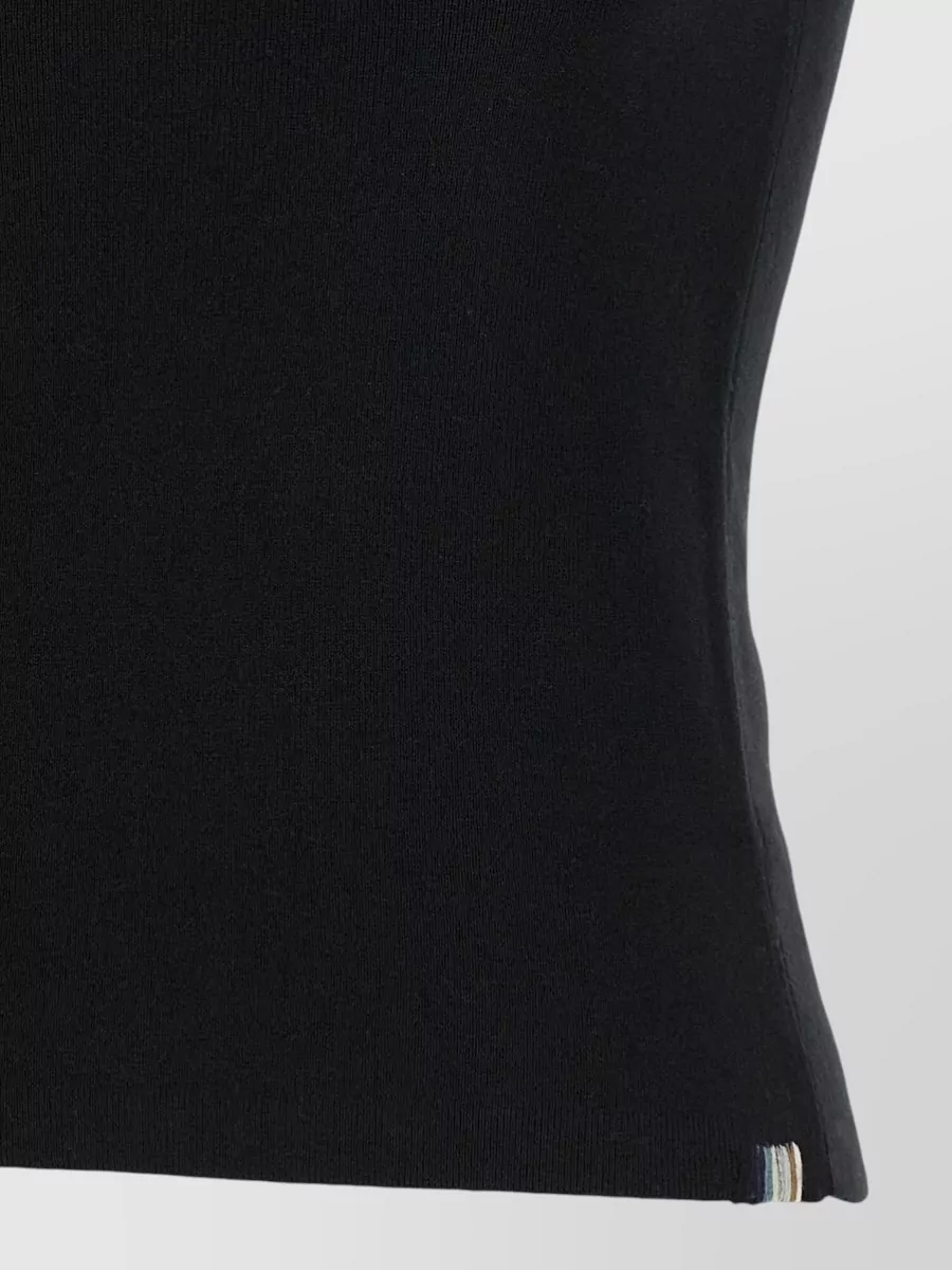 Extreme Cashmere Cashmere Ribbed Sleeveless Turtleneck Top
