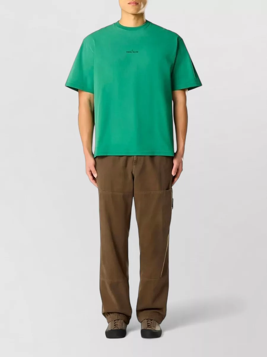 Stone Island Printed Cotton T-Shirt