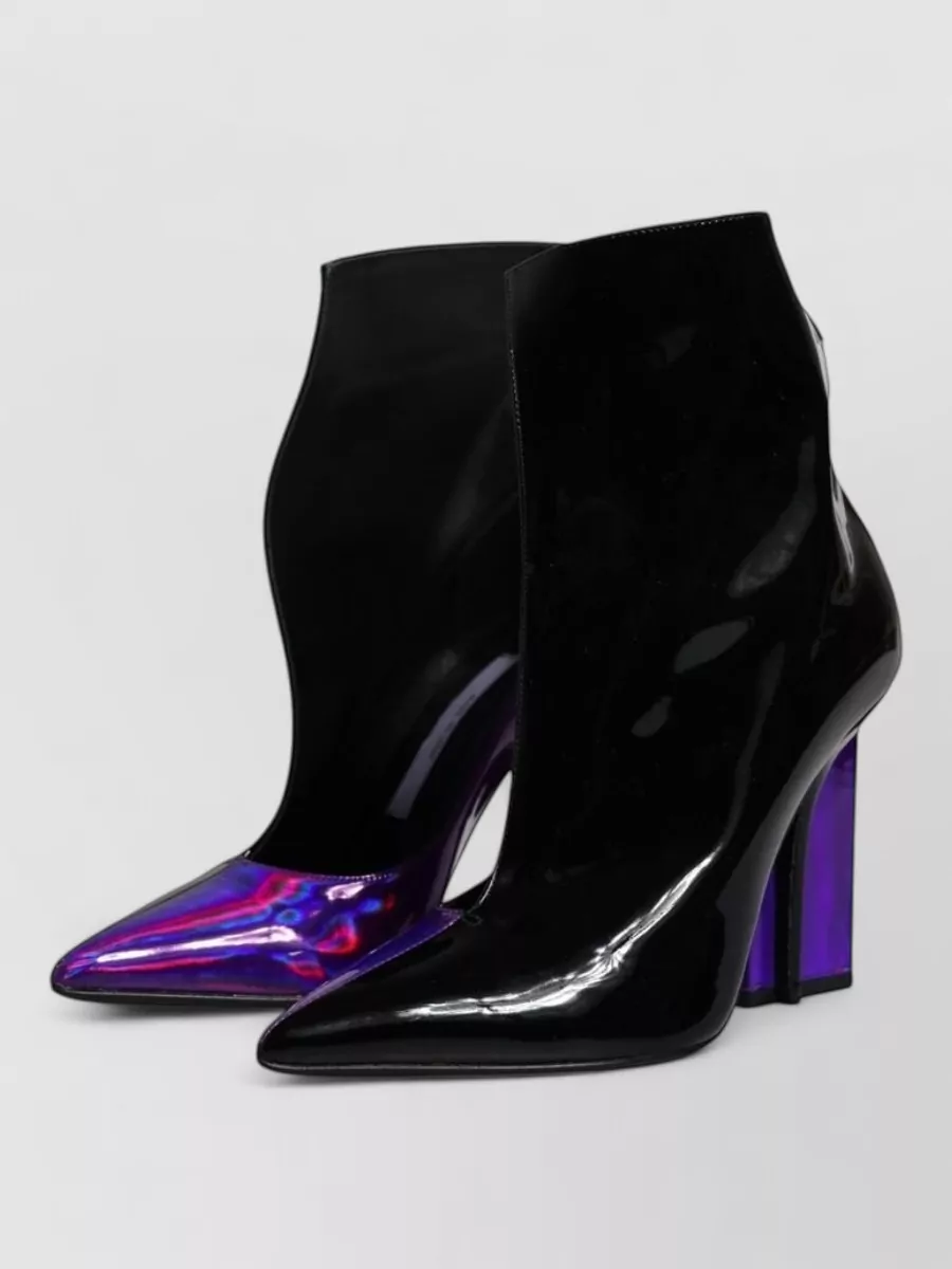 Dolce&Gabbana leather pointed ankle boots
