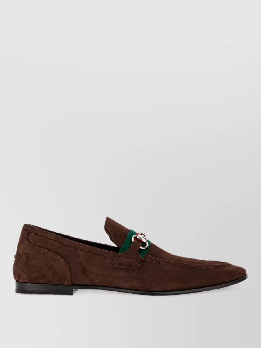 Gucci Suede Leather Loafers