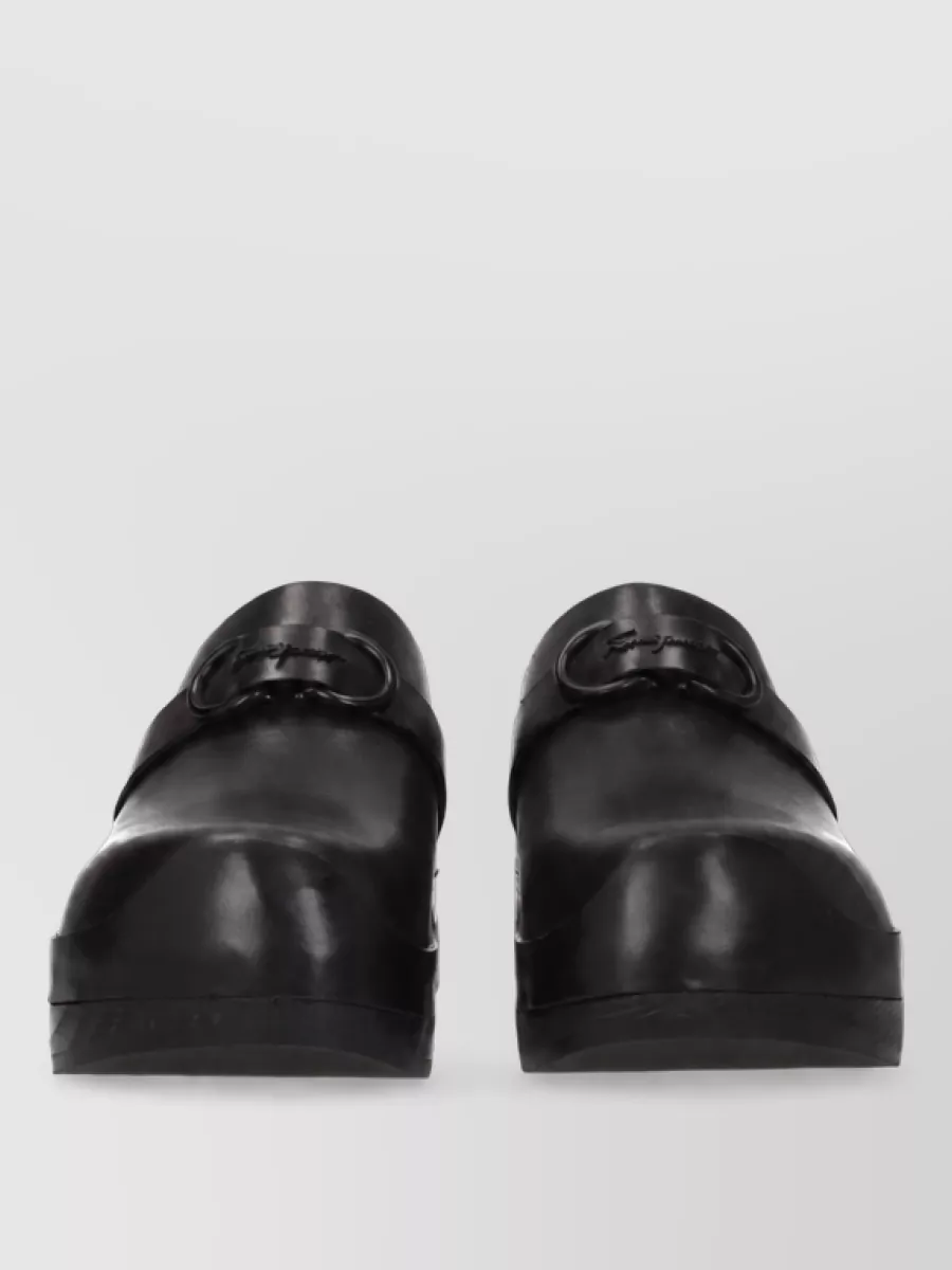 Ferragamo leather mules