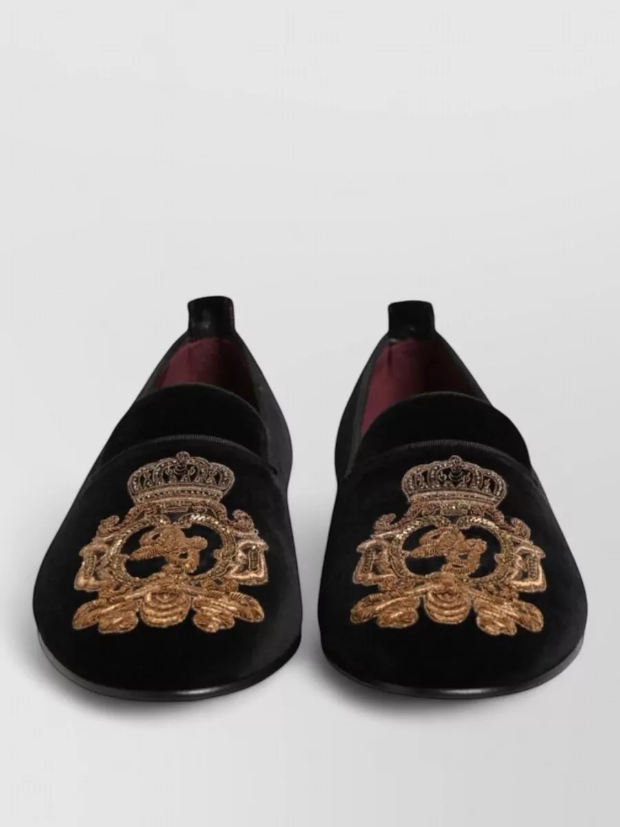 Dolce&Gabbana velvet loafers