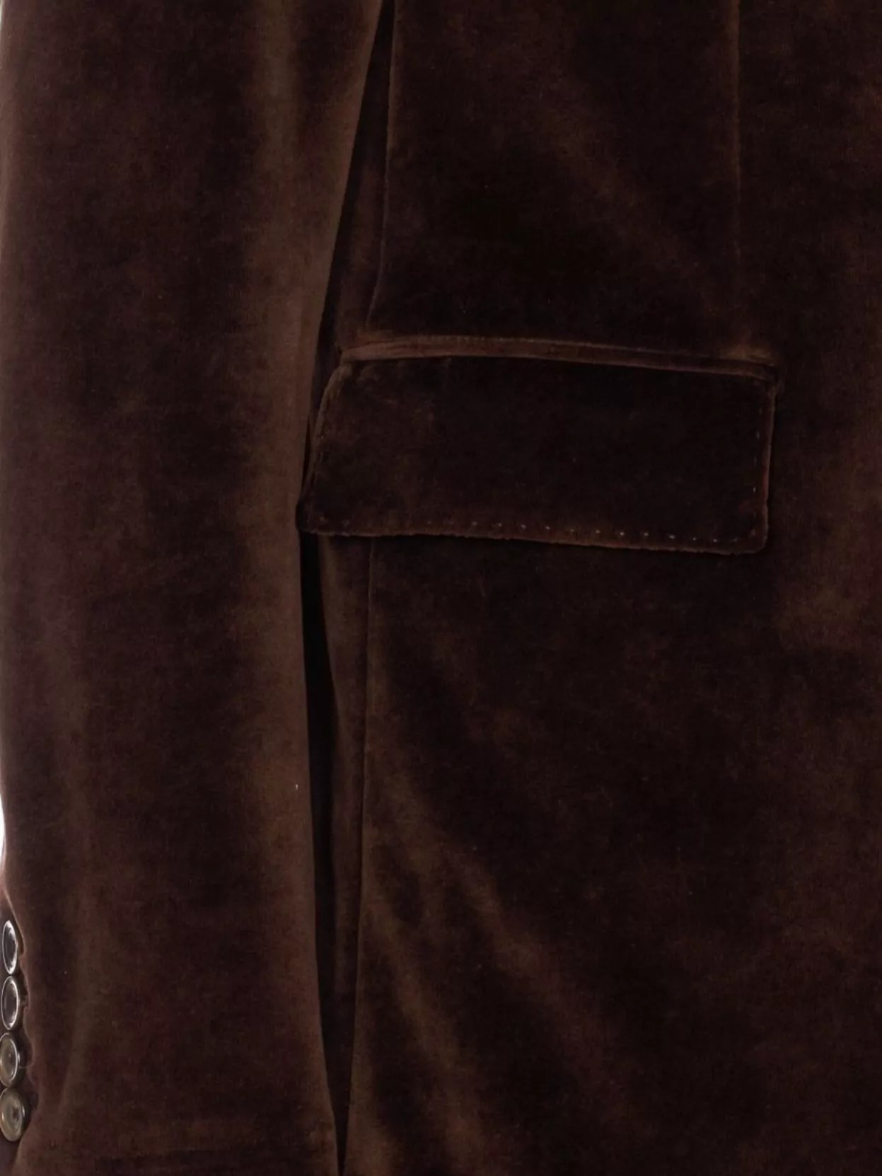 Circolo 1901 Velvet Effect V-neckline Jacket In Brown