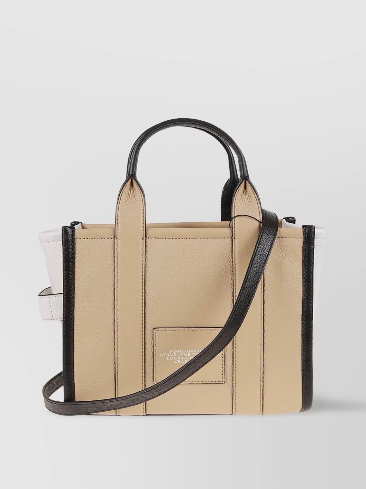Marc Jacobs Small Leather Tote Bag With Detachable Strap