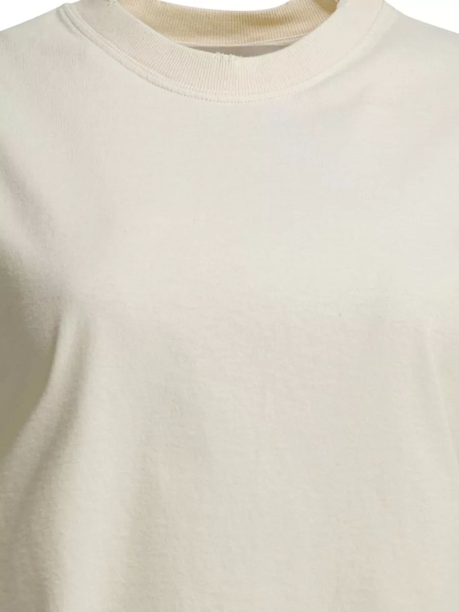 Golden Goose Cotton Crew Neck Logo Print T-Shirt