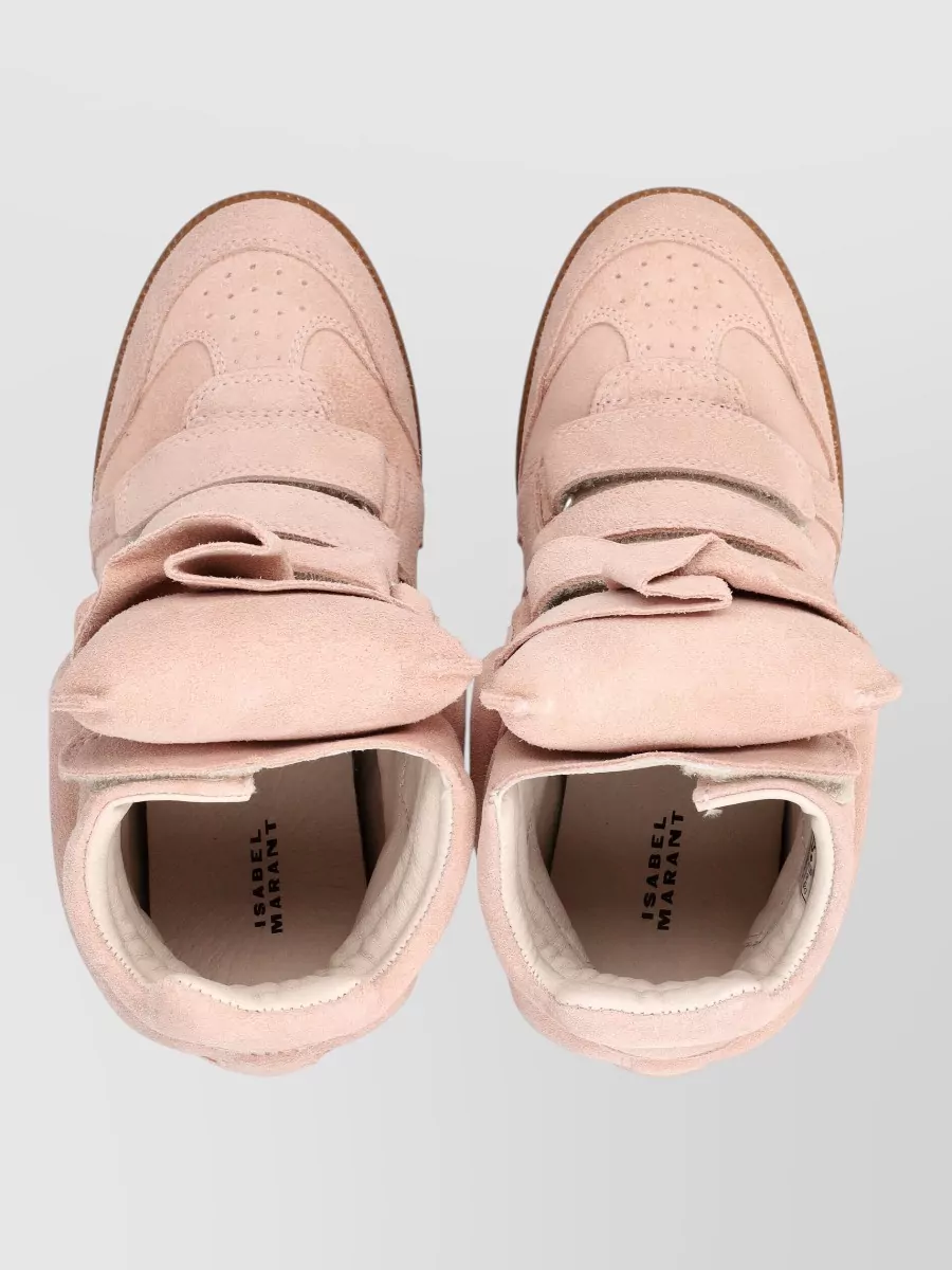 Isabel Marant Bekett High Top Suede Sneakers Rubber Sole