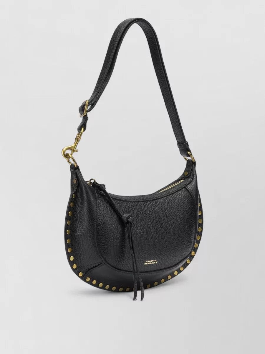 Isabel Marant Oskan Moon Small Leather Shoulder Bag
