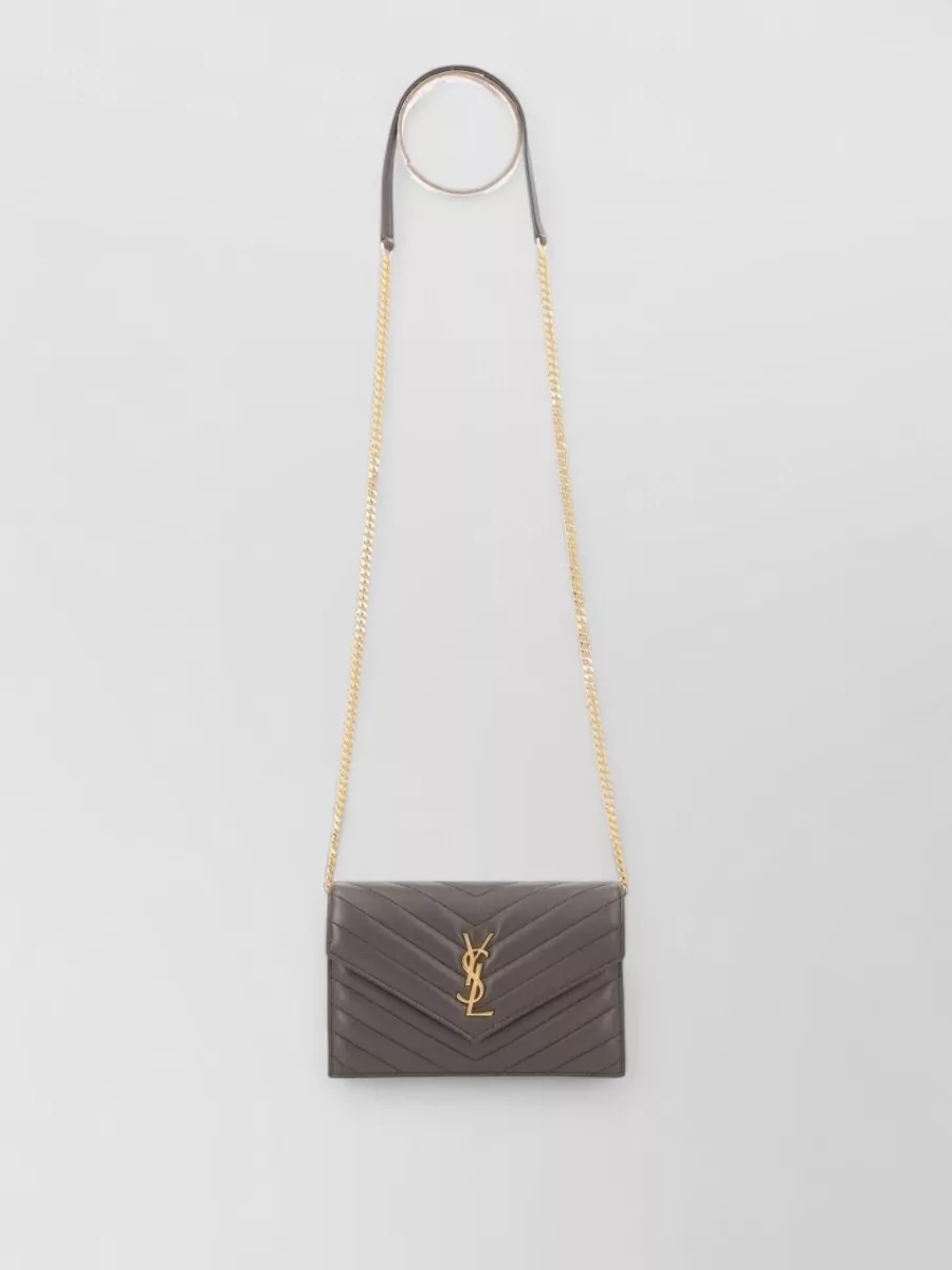 Saint Laurent cassandre leather crossbody bag