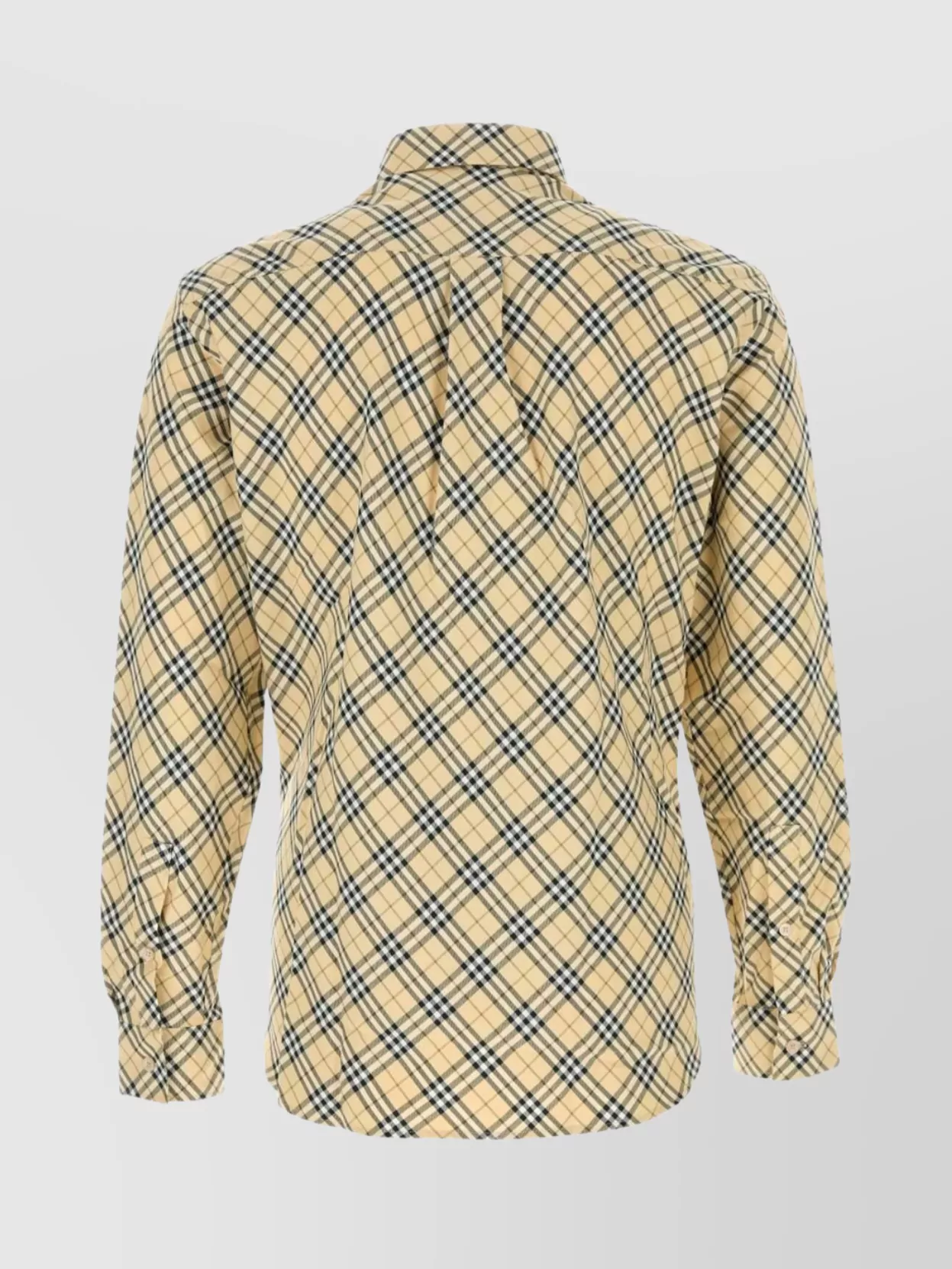 Burberry Embroidered Cotton Shirt Collar Button-Down