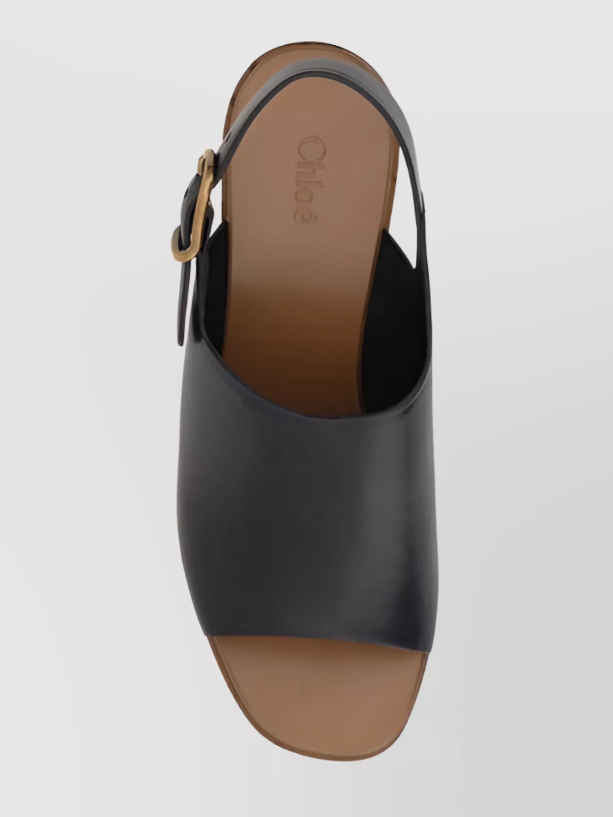 Chloé Maxime Wide Strap Platform Sandals