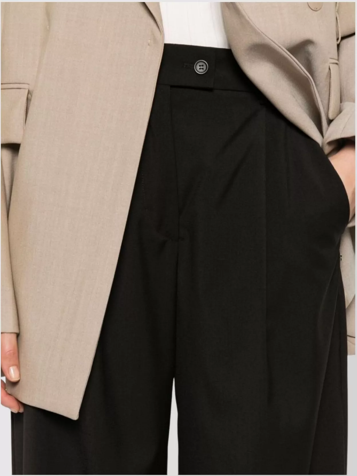 Sportmax Straight Leg Trousers High Waist