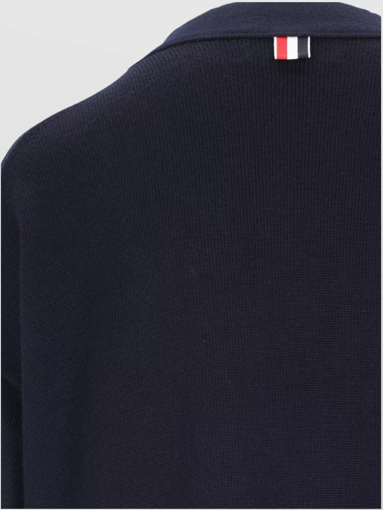 Thom Browne Knitwear With V-Neckline And Front Pockets