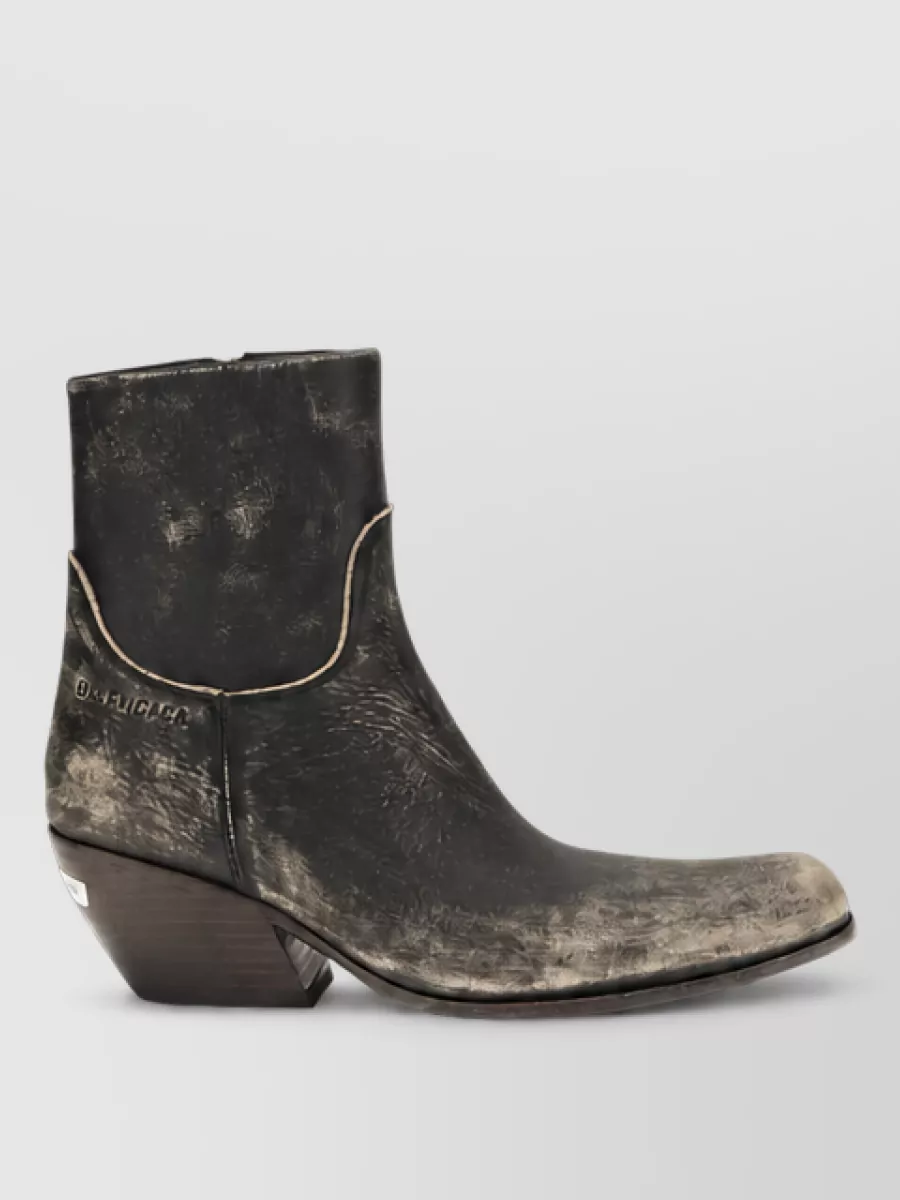 Balenciaga Leather Ankle Boots